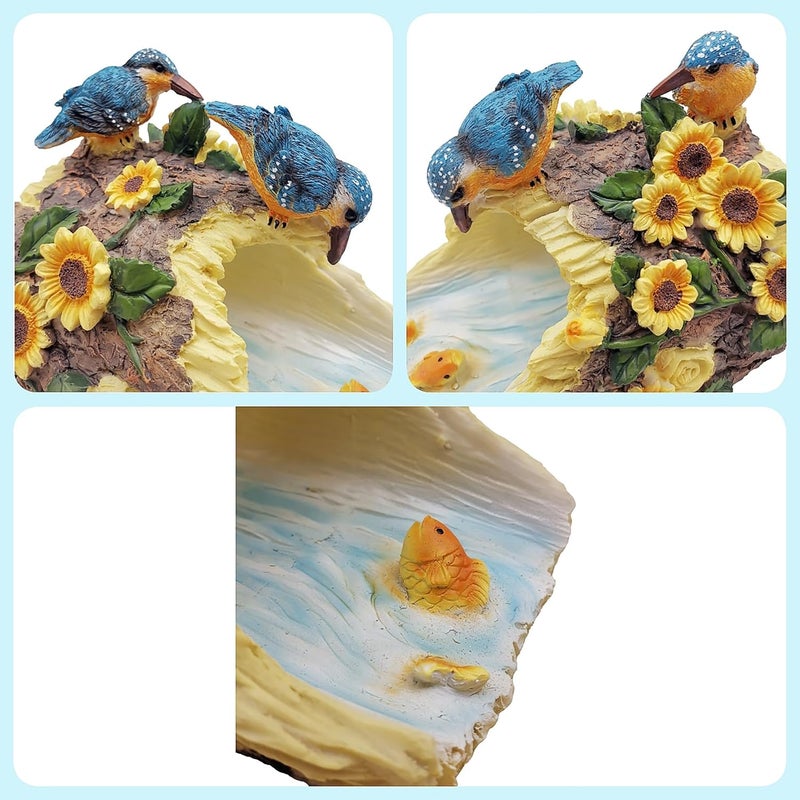 Euiroet Hummingbird Gutter Extender Diverter, Decorative Downspout Extensions, Splash Block, Eco-Friendly Resin, 3"x4" Downspouts, Unique Garden Statue Ornament, Ideal Outdoor Decor Gift - Image 2